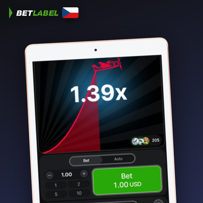 Automatický cashout v Betlabel Casino Aviator nastaven na cílový násobitel