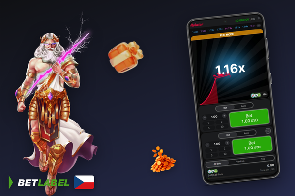 Smartphone s Betlabel Casino Aviator app – přechod z dema na reálnou hru