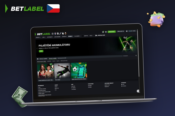 Zadejte promo kód při registraci v Betlabel Casino a aktivujte plný uvítací bonus