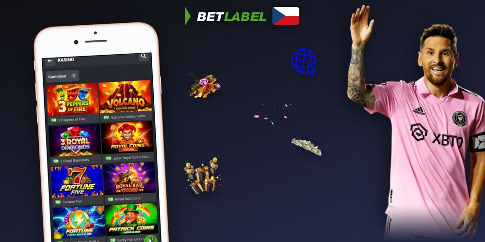 Betlabel Casino mobilní aplikace se sloty a sportovními sázkami v ruce