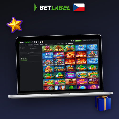 Betlabel Casino hraní z počítače – desktopový klient otevřený na notebooku