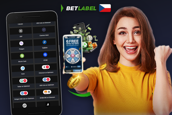 Stylizovaná pokladna Betlabel Casino s přehledem metod vkladu a tlačítkem potvrzení