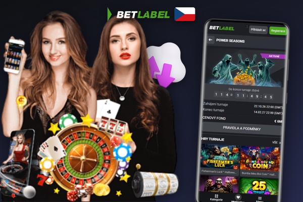 Registrační formulář Betlabel Casino s vyplněným polem pro promo kód LUCKYCZ300
